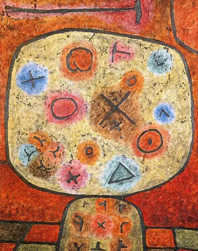 Blumen in Stein Paul Klee